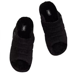UGG Black Fluff You Slippers